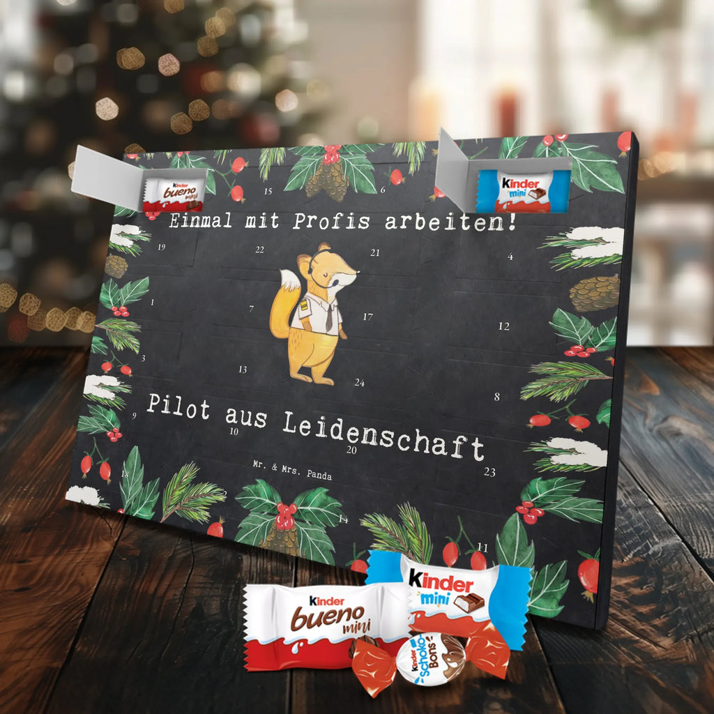 Chocolate advent calendar Pilot Passion gift, sayings, gift idea, best, farewell gift, passing exam, anniversary, retirement, promotion, job start, profession