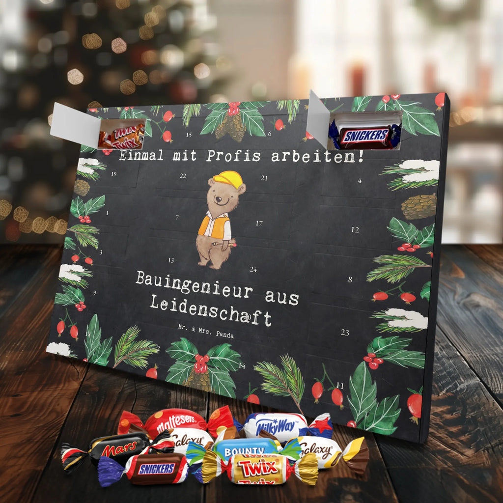 Chocolate advent calendar Civil engineer Passion gift, sayings, gift idea, best, farewell gift, passing exam, anniversary, retirement, promotion, job start, profession