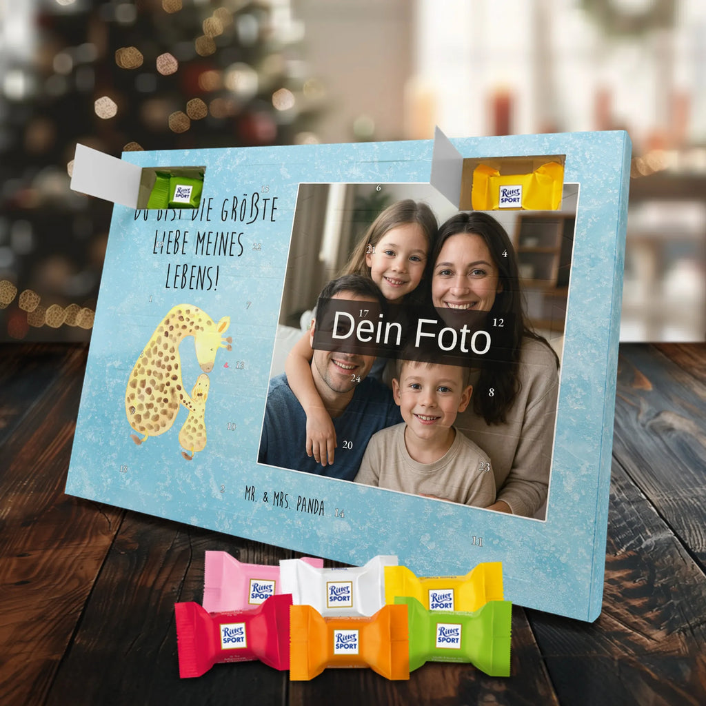 Personalisierter Schoko Foto Adventskalender Giraffe Kind Personalisierter Schoko Foto Adventskalender, Afrika, Wildtiere, Mutter, Sohn, Kind, Lieblingsmensch, Tochter, Giraffe, Mama