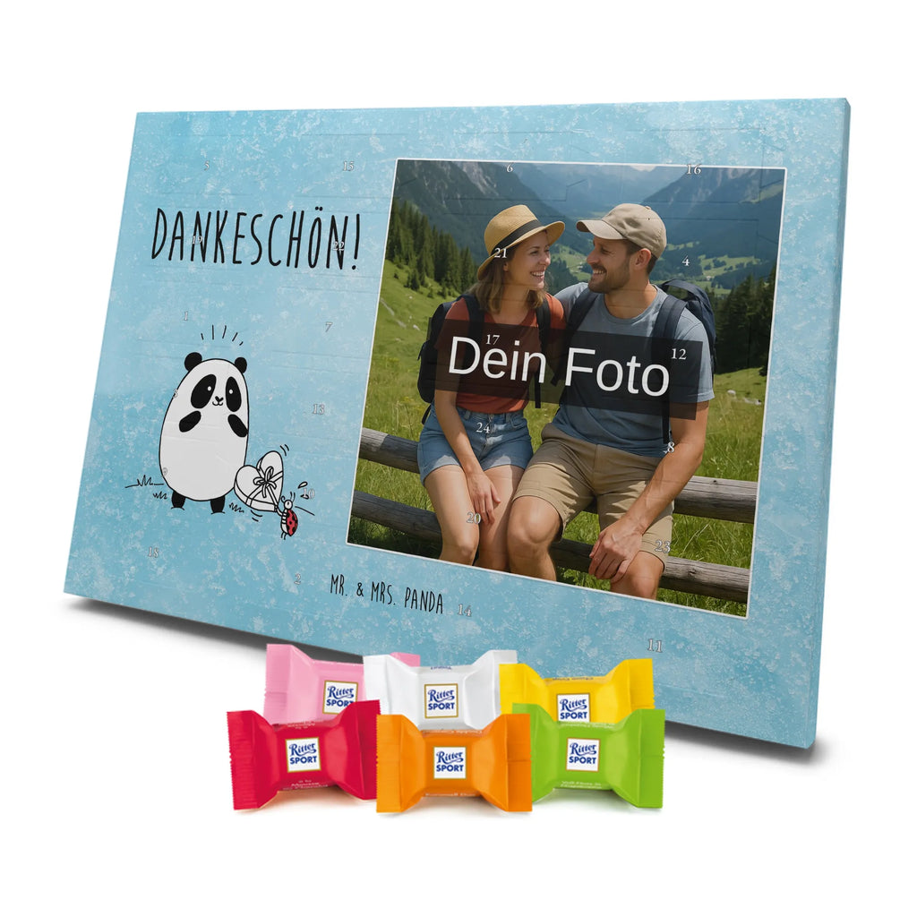 Personalisierter Schoko Foto Adventskalender Panda Dankeschön Personalisierter Schoko Foto Adventskalender
