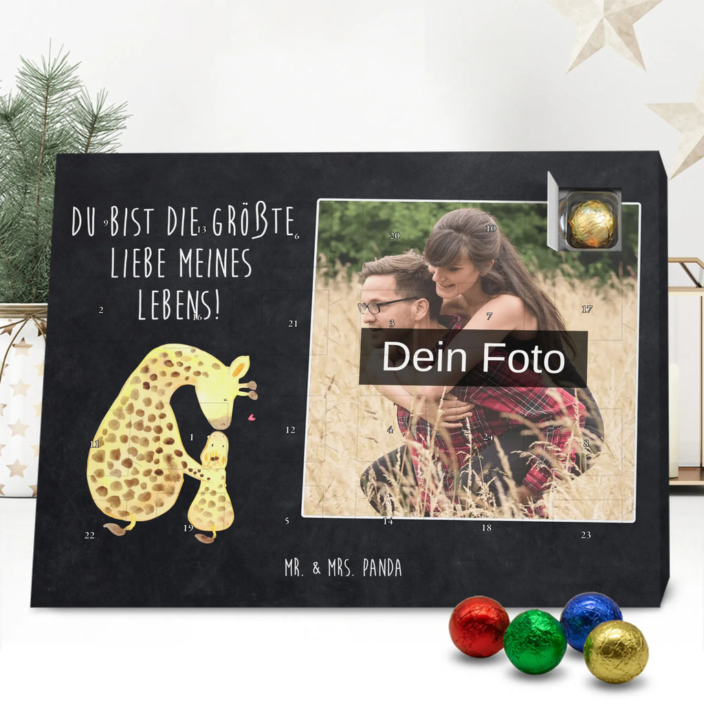 Personalisierter Schoko Foto Adventskalender Giraffe Kind Personalisierter Schoko Foto Adventskalender, Afrika, Wildtiere, Mutter, Sohn, Kind, Lieblingsmensch, Tochter, Giraffe, Mama