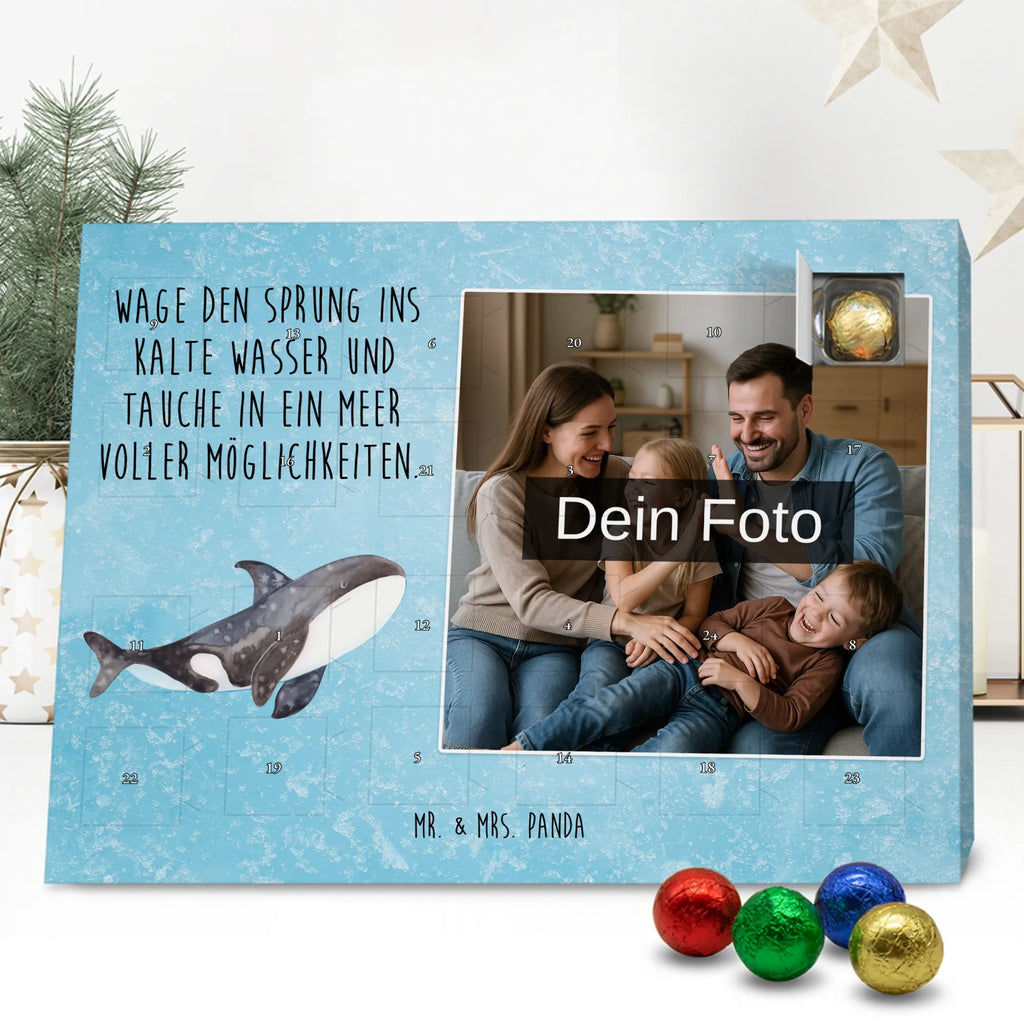  Orka Personalisierter Schoko Foto Adventskalender, Meerestiere, Urlaub, Meer, Neustart, Arbeit, Wal, Büro, Killerwal, Motivation, Orcas, Selbstliebe, Orca, Startup, Möglichkeiten