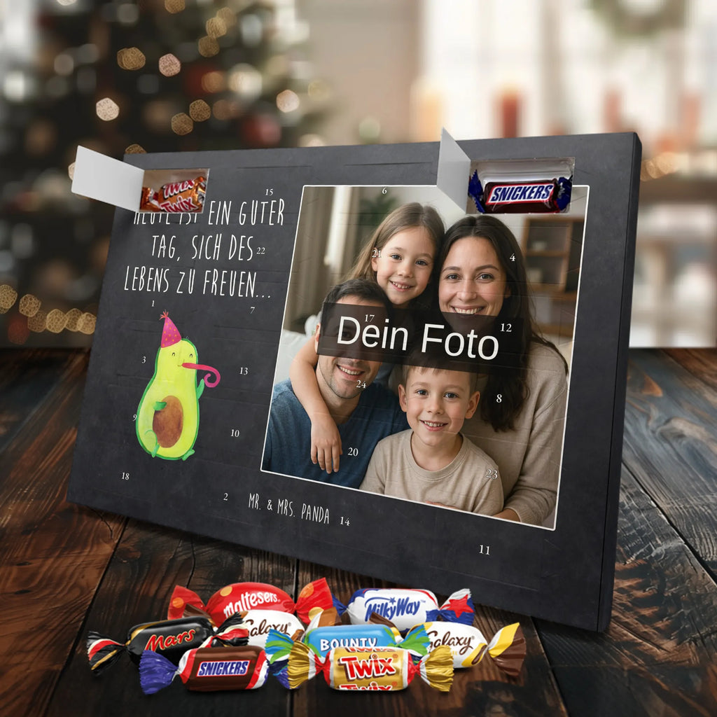 Personalisierter Schoko Foto Adventskalender Avocado Feier Personalisierter Schoko Foto Adventskalender, Gesund, Veggie, Avocado, Vegan, Geburtstag, Tröte, Feier, Party, Gute Laune, Feierlichkeit, Fete