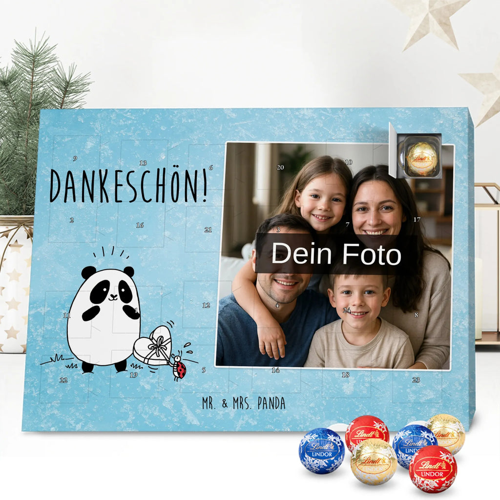 Personalisierter Schoko Foto Adventskalender Panda Dankeschön Personalisierter Schoko Foto Adventskalender