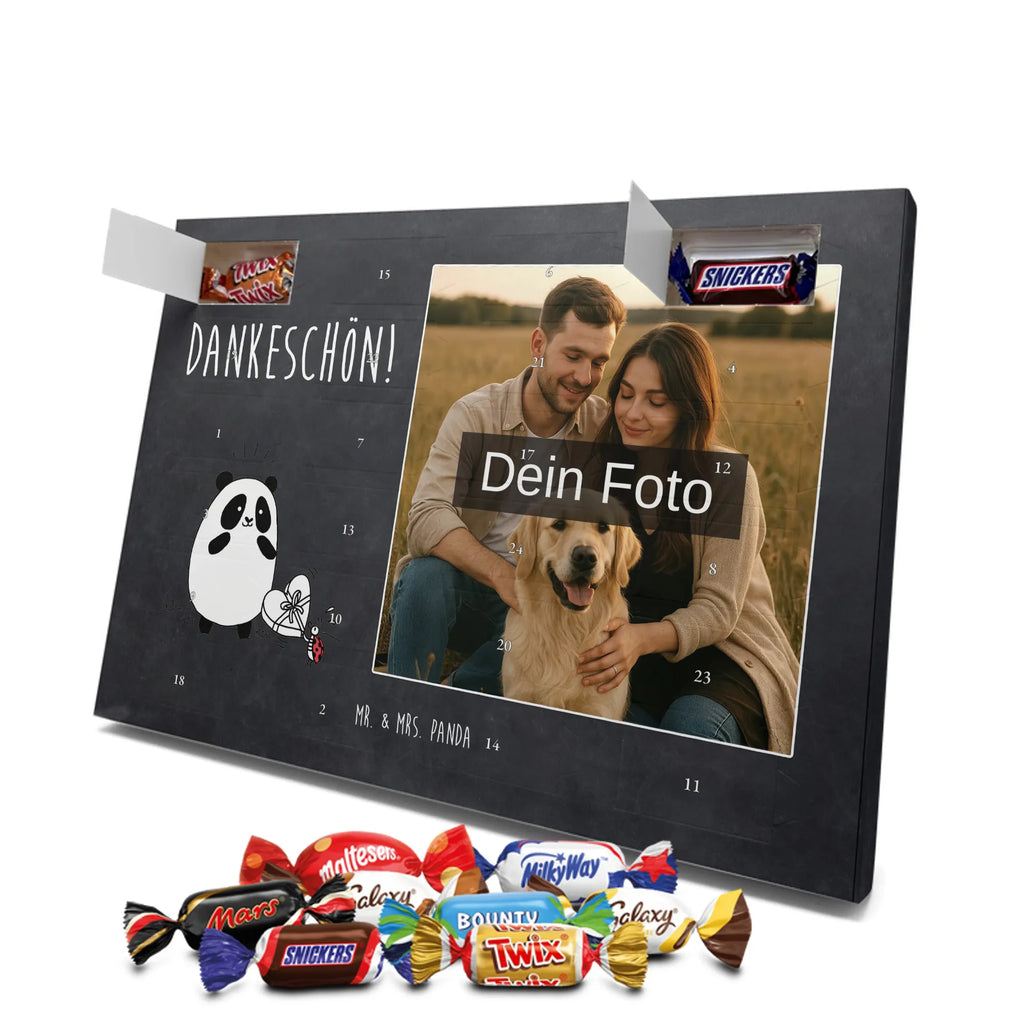 Personalisierter Schoko Foto Adventskalender Panda Dankeschön Personalisierter Schoko Foto Adventskalender