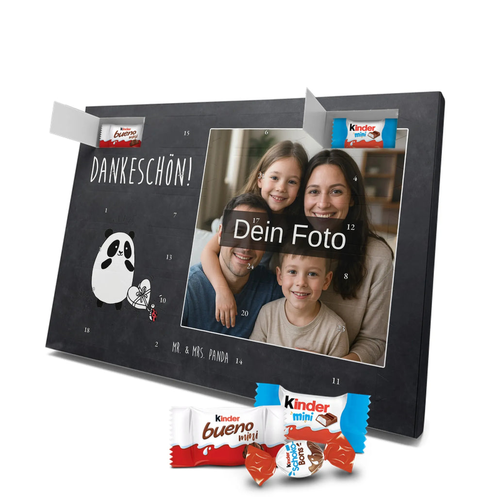 Personalisierter Schoko Foto Adventskalender Panda Dankeschön Personalisierter Schoko Foto Adventskalender