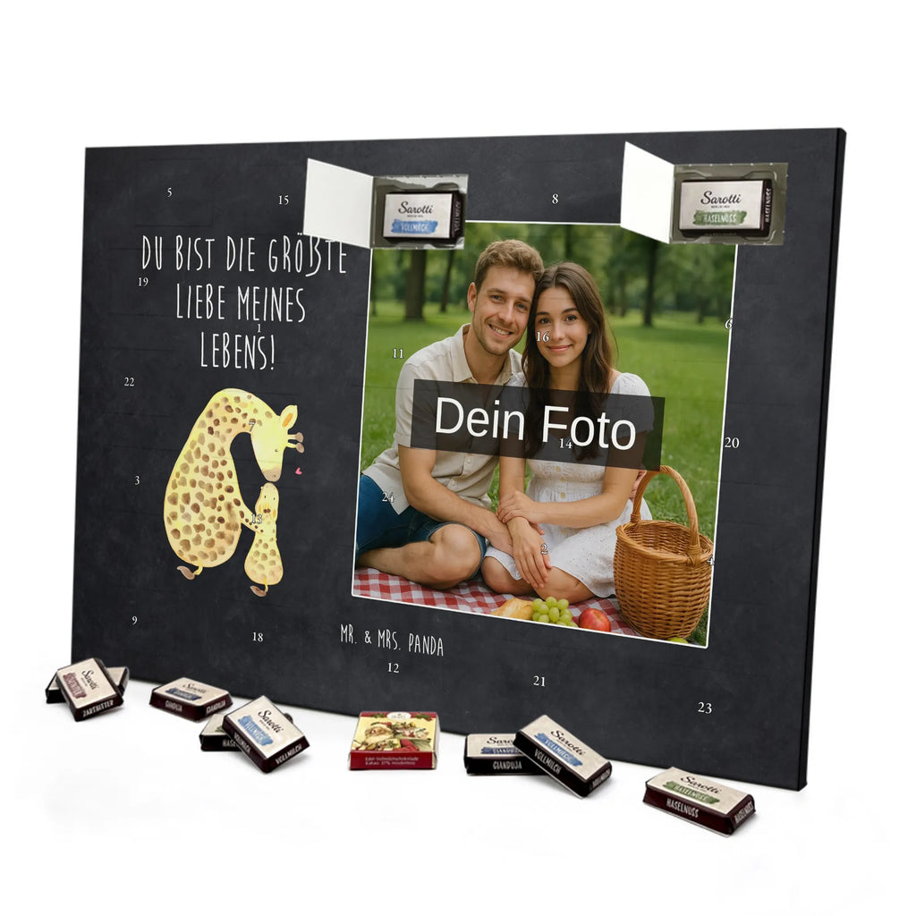 Personalisierter Schoko Foto Adventskalender Giraffe Kind Personalisierter Schoko Foto Adventskalender, Afrika, Wildtiere, Mutter, Sohn, Kind, Lieblingsmensch, Tochter, Giraffe, Mama