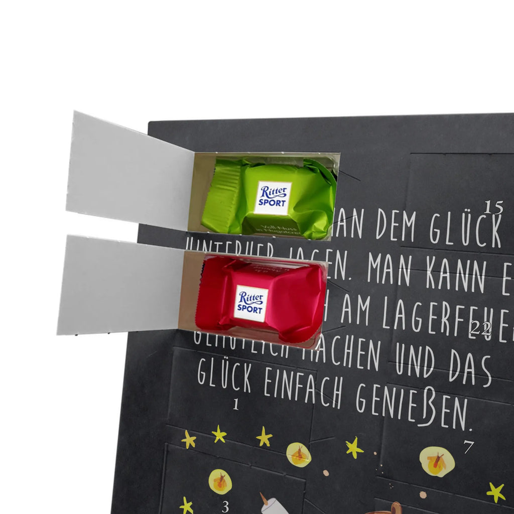 Personalisierter Schoko Foto Adventskalender Bär & Marienkäfer Lagerfeuer Personalisierter Schoko Foto Adventskalender, Teddybär, Teddy, Bär, Lagerfeuer