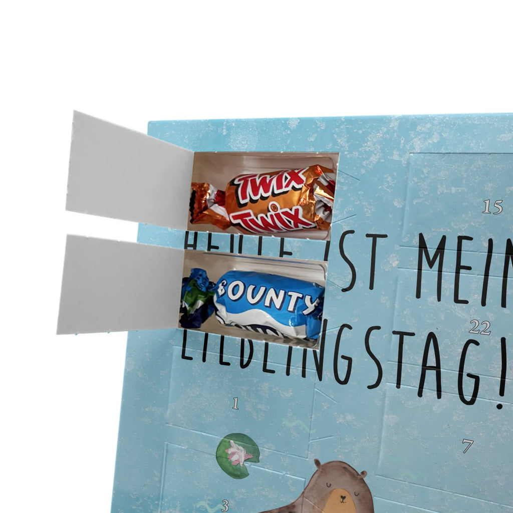 Personalisierter Schoko Foto Adventskalender Otter Seerose Personalisierter Schoko Foto Adventskalender, Fischotter, Otter, Seeotter, Otter Seeotter See Otter
