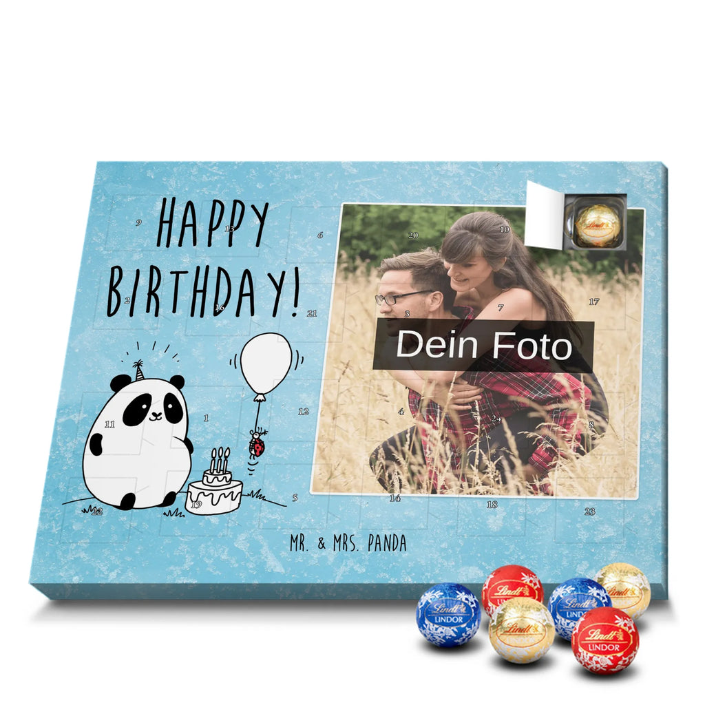  Panda Birthday Personalisierter Schoko Foto Adventskalender