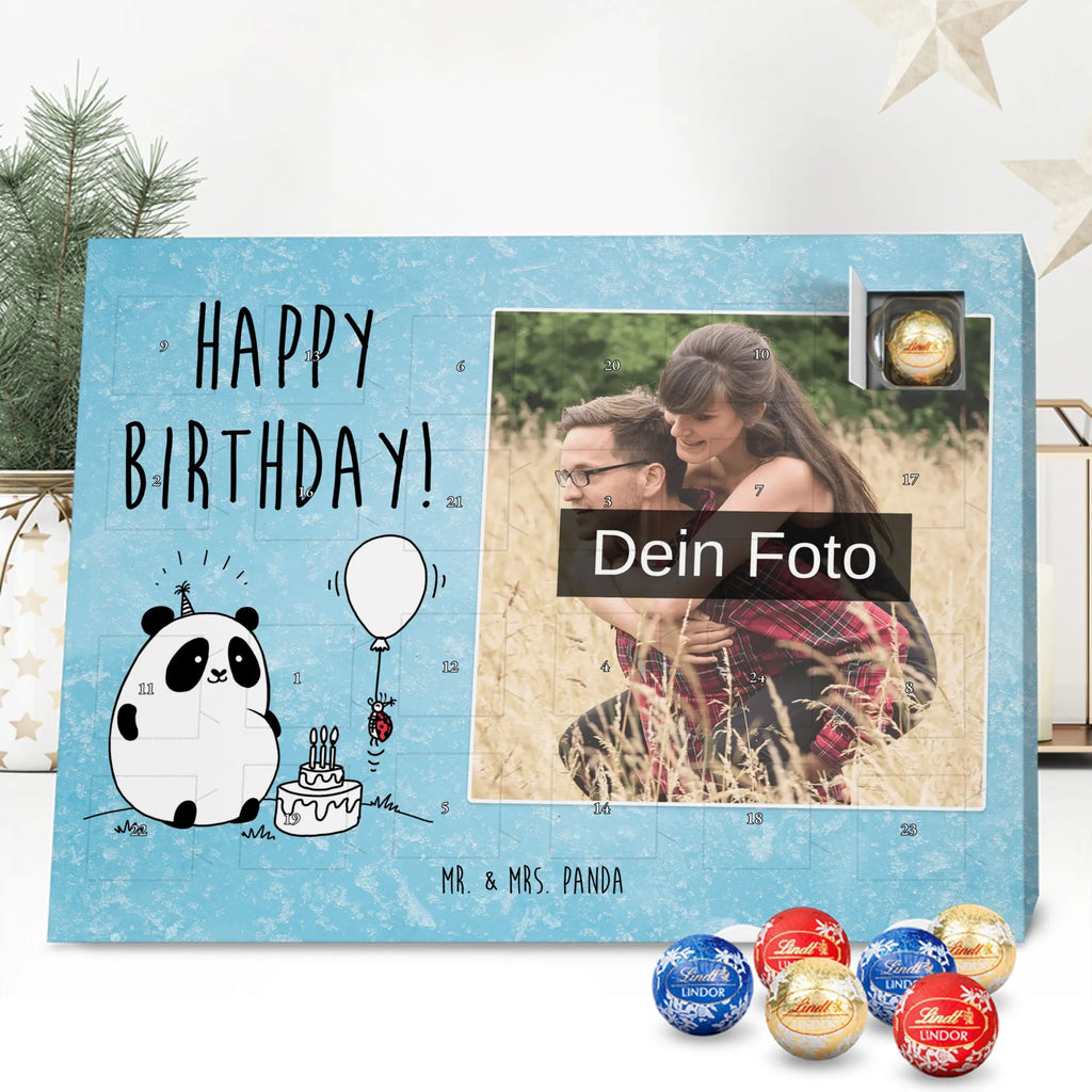  Panda Birthday Personalisierter Schoko Foto Adventskalender