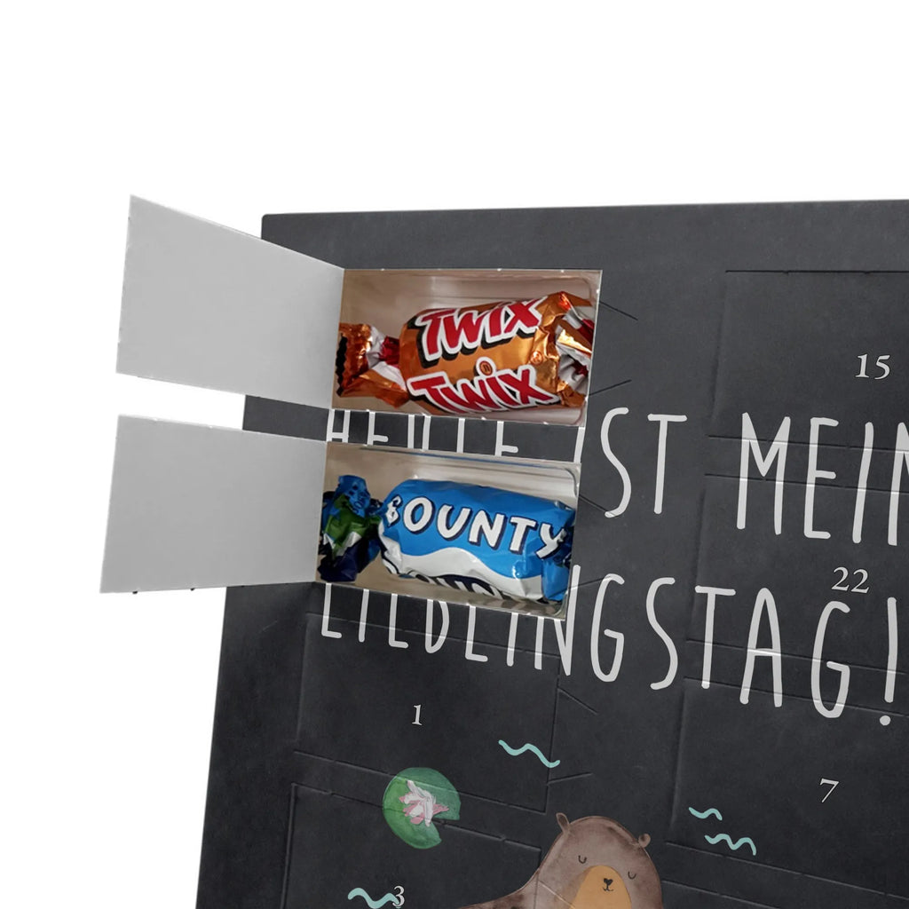 Personalisierter Schoko Foto Adventskalender Otter Seerose Personalisierter Schoko Foto Adventskalender, Fischotter, Otter, Seeotter, Otter Seeotter See Otter