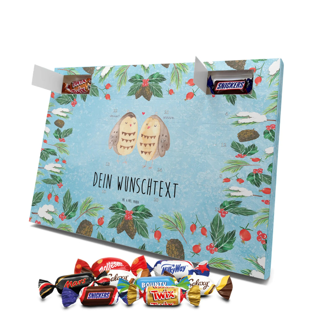 Adventskalender mit Namen Eulen Liebe Personalisierter Adventskalender, Adventskalender mit Namen, Eule, Wortspiel Lustig, Liebe Spruch, Freundin Geschenk, Eule Deko, Liebe, Owl, Freund, Hochzeit Spruch, All You Need Is Love