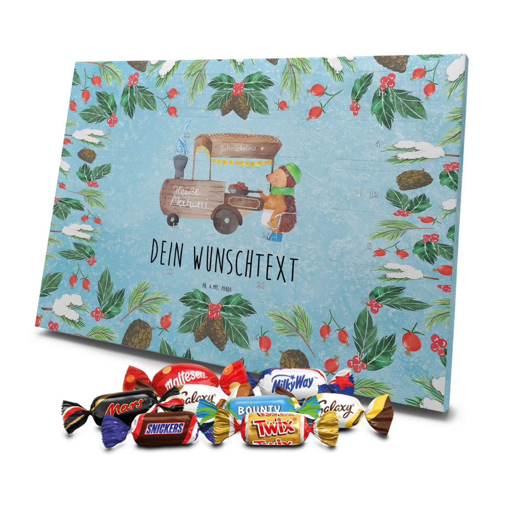  hedgehog Chestnuts snow, Christmas time