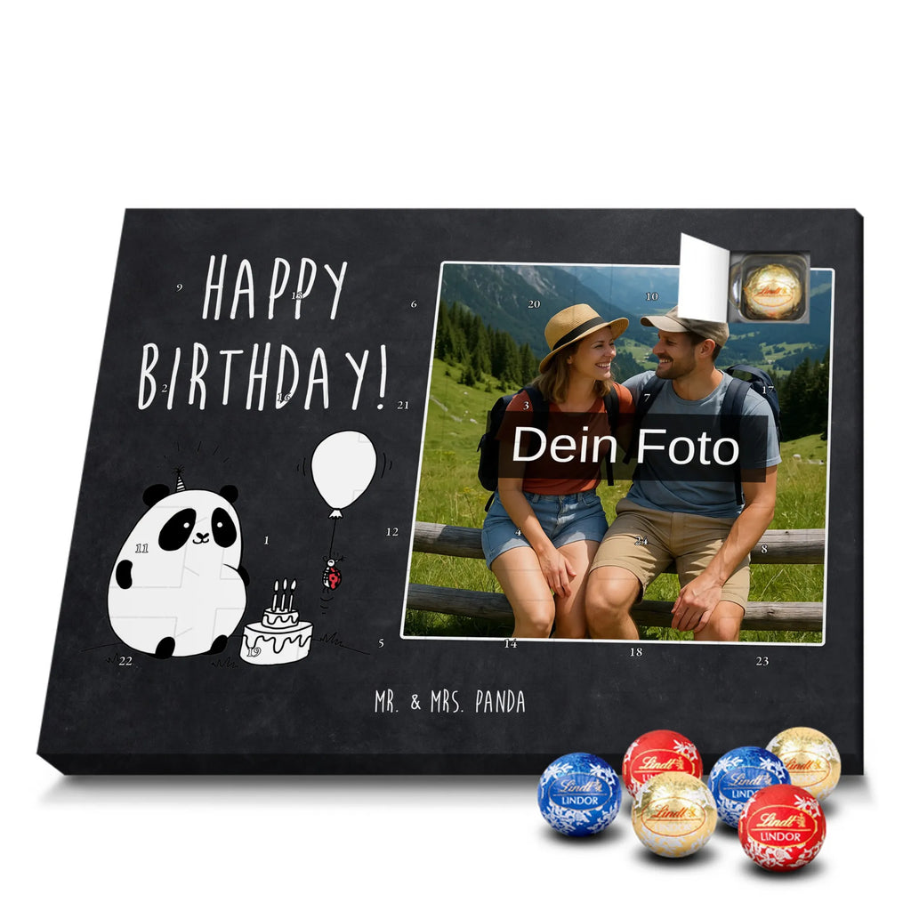  Panda Birthday Personalisierter Schoko Foto Adventskalender