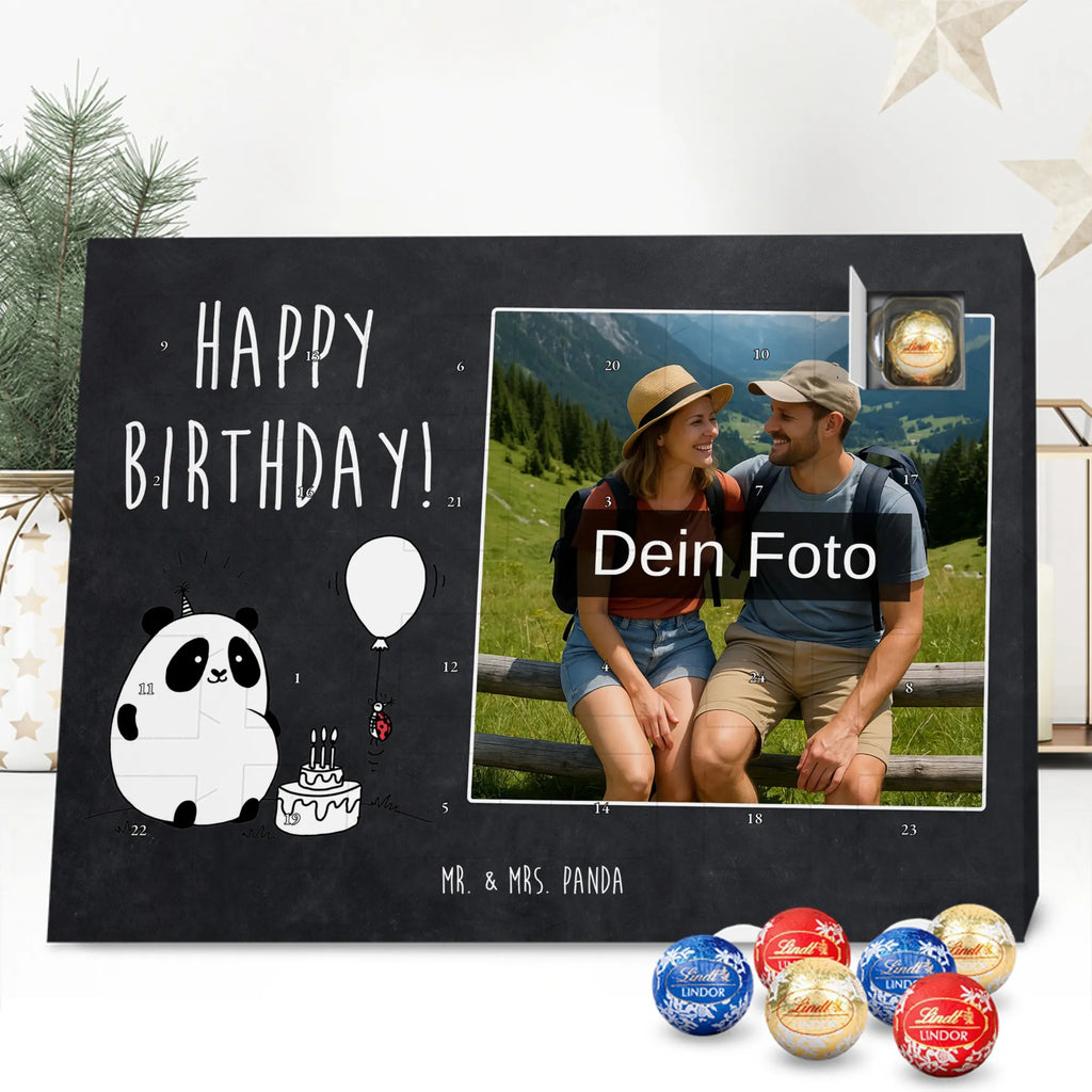  Panda Birthday Personalisierter Schoko Foto Adventskalender