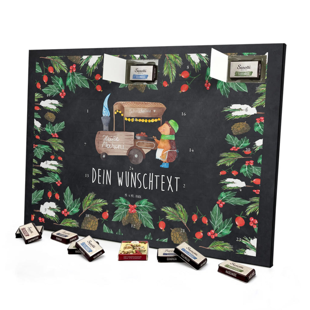  hedgehog Chestnuts snow, Christmas time