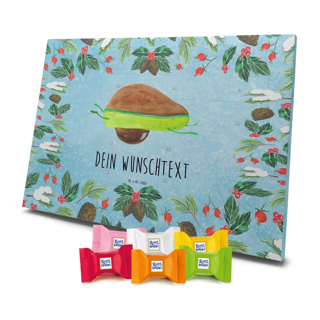 Adventskalender mit Namen Avocado Yoga Adventskalender mit Namen, Personalisierter Adventskalender, Gesund, Vegan, Veggie, Avocado, Avocado Yoga Vegan