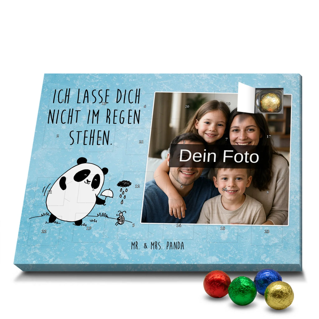 Personalisierter Schoko Foto Adventskalender Panda Zusammenhalt Personalisierter Schoko Foto Adventskalender