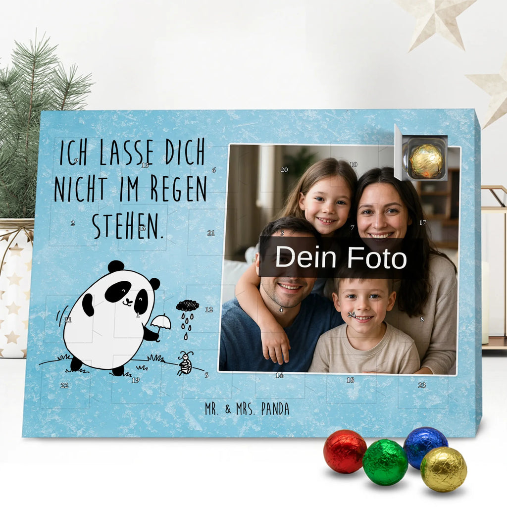 Personalisierter Schoko Foto Adventskalender Panda Zusammenhalt Personalisierter Schoko Foto Adventskalender