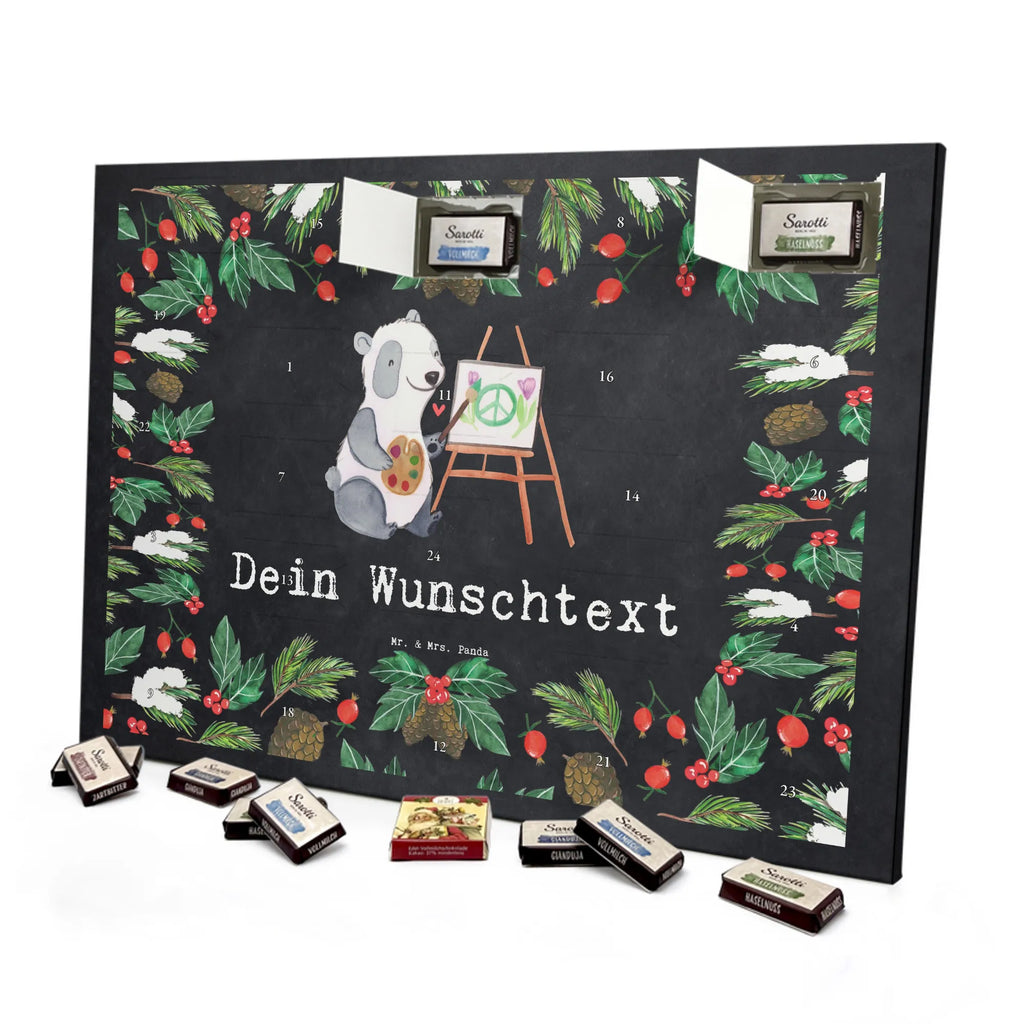 Adventskalender mit Namen Künstler Leidenschaft Personalisierter Adventskalender, Adventskalender mit Namen, Arbeitskollege, Kollegin, Kollege, Rente, Danke, Abschied, Dankeschön, Ausbildung, Beruf, Jubiläum, Schenken, Geschenk, Firma, Mitarbeiter, Künstler, Maler, Kunstschule, Kunstmaler, Galerie Eröffnung
