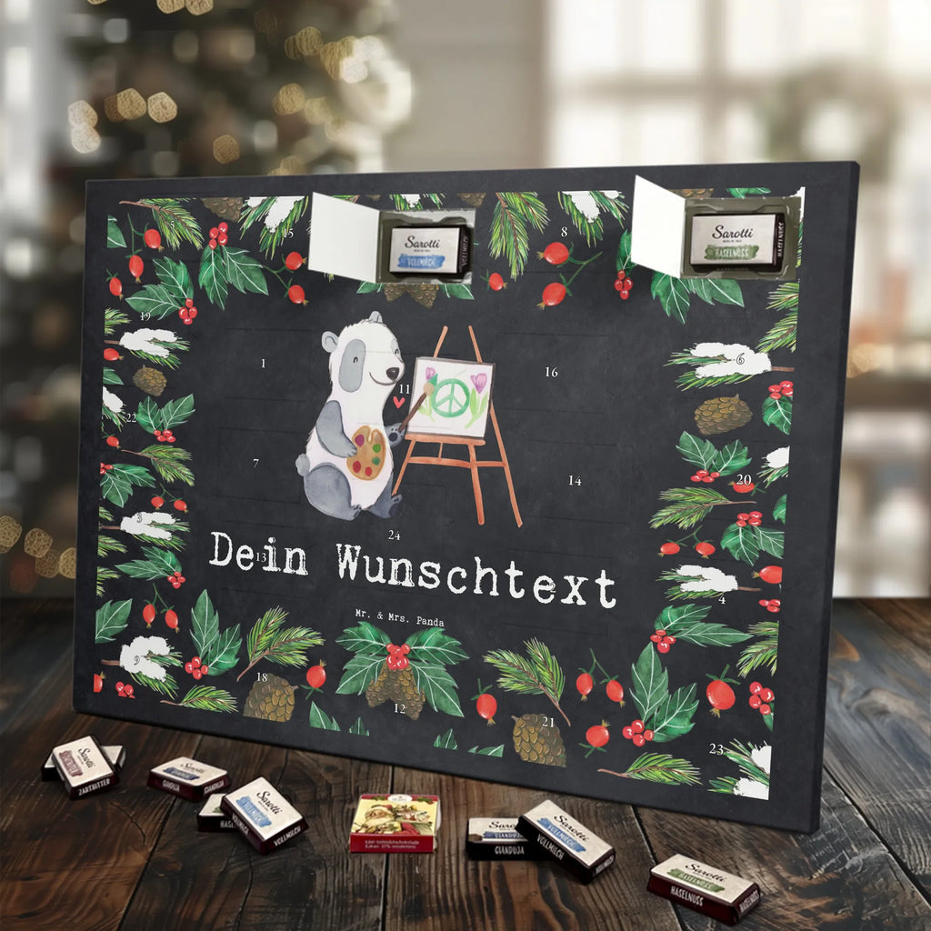 Adventskalender mit Namen Künstler Leidenschaft Personalisierter Adventskalender, Adventskalender mit Namen, Arbeitskollege, Kollegin, Kollege, Rente, Danke, Abschied, Dankeschön, Ausbildung, Beruf, Jubiläum, Schenken, Geschenk, Firma, Mitarbeiter, Künstler, Maler, Kunstschule, Kunstmaler, Galerie Eröffnung