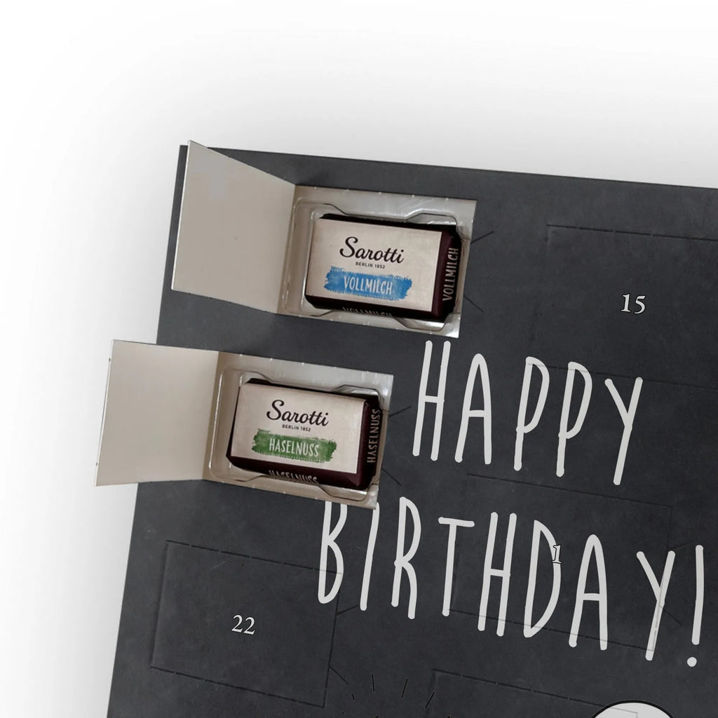  Panda Birthday Personalisierter Schoko Foto Adventskalender