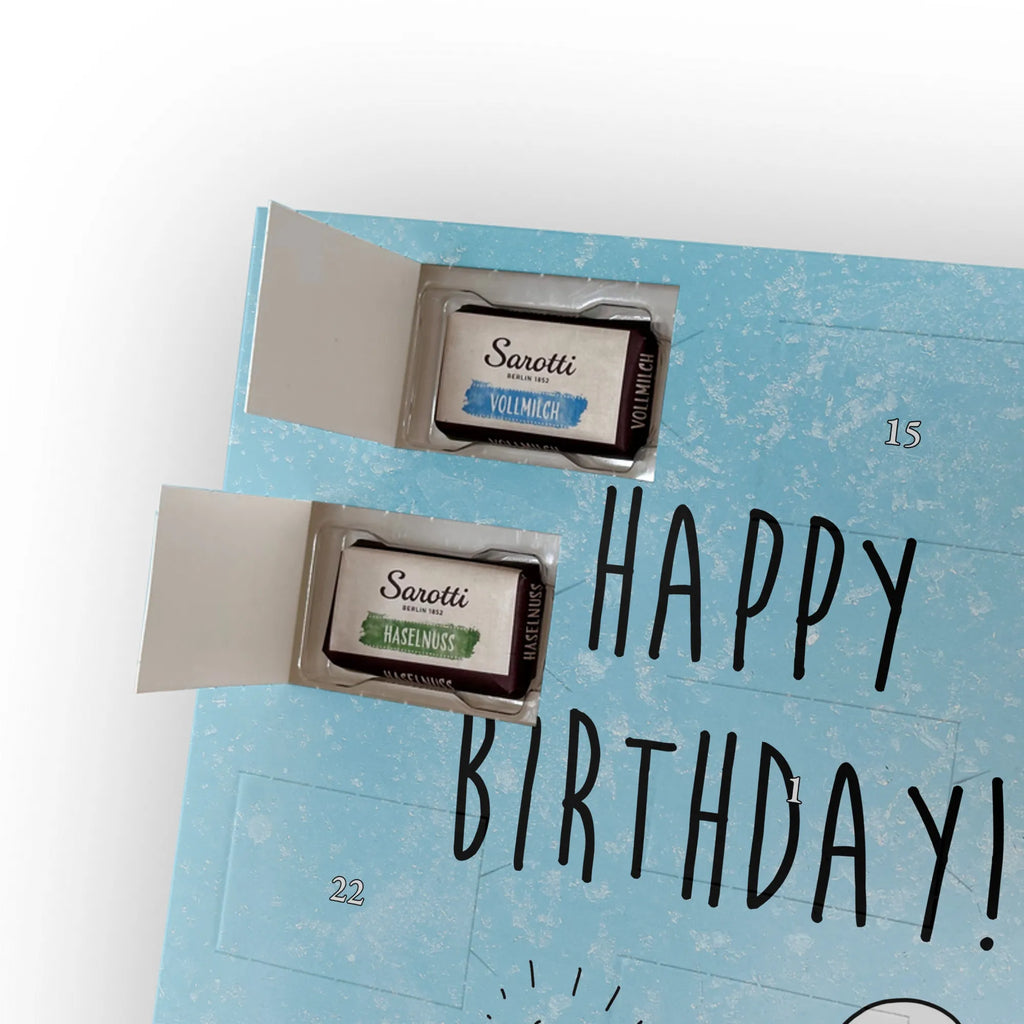  Panda Birthday Personalisierter Schoko Foto Adventskalender