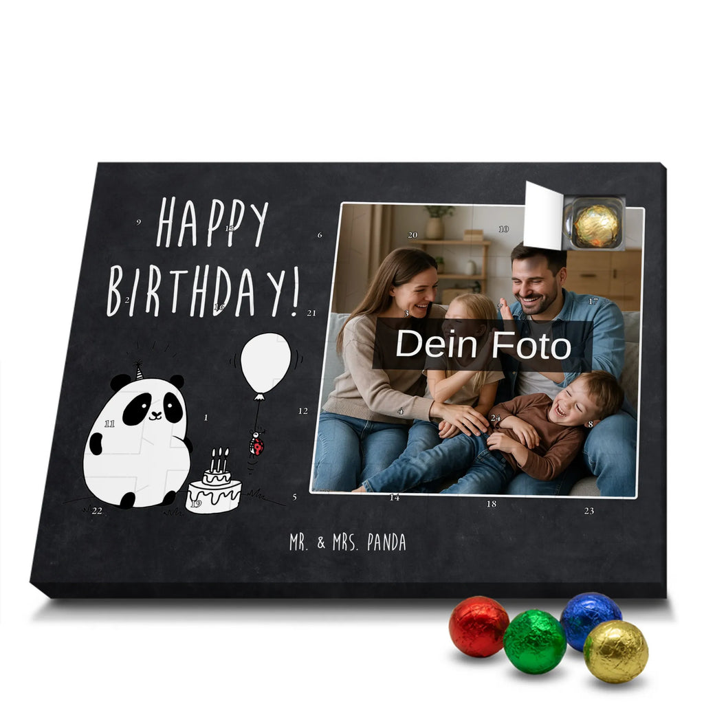  Panda Birthday Personalisierter Schoko Foto Adventskalender