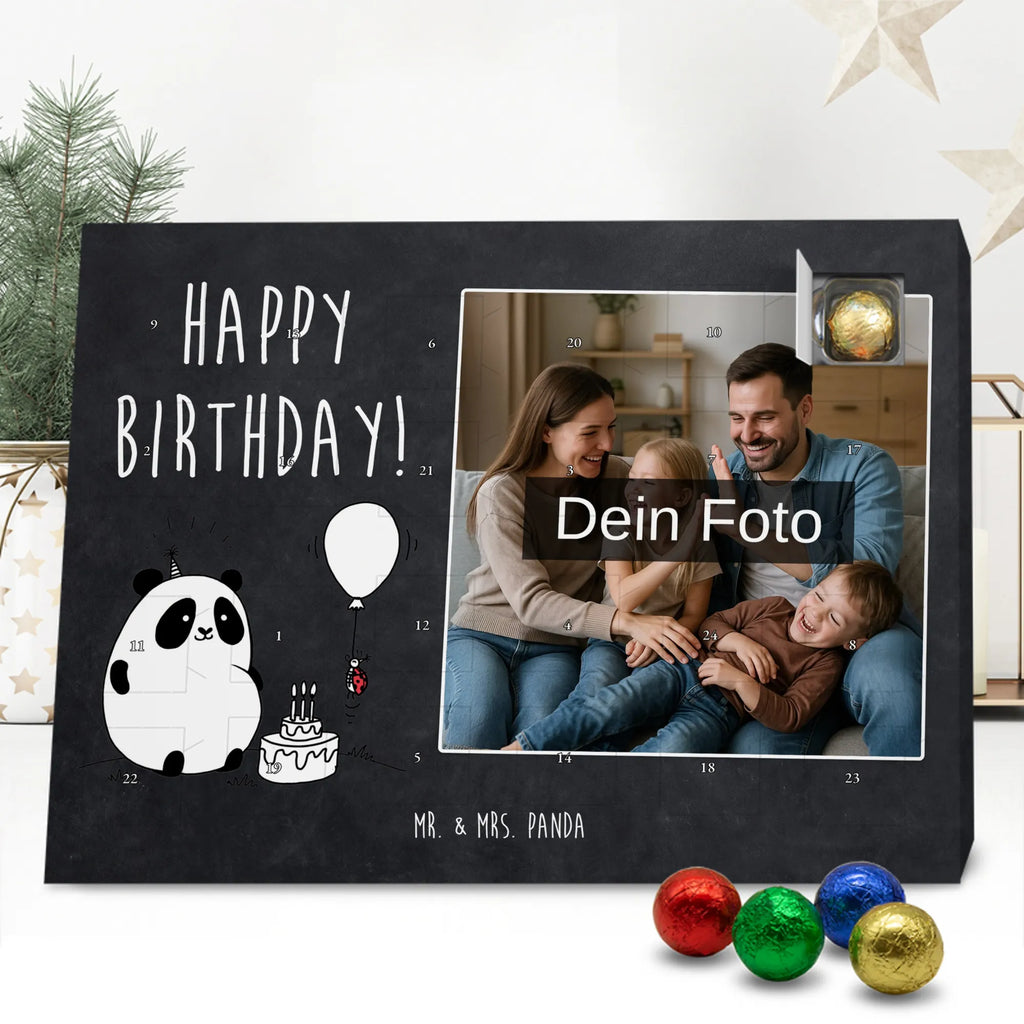  Panda Birthday Personalisierter Schoko Foto Adventskalender