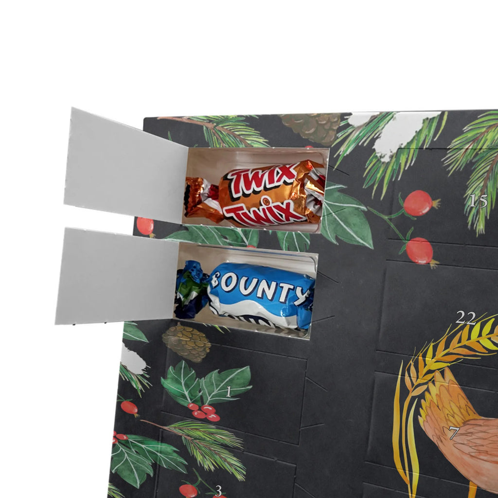 Personalisierter Schoko Adventskalender Huhn Stolz Personalisierter Adventskalender, Adventskalender mit Namen, Hoftiere, Landwirtin, Landwirt, Bauernhof, Hühner, Hof, Eier, Henne, Geburt, Magie, Schwangerschaft, Motivation, Hahn, Spruch, Landleben