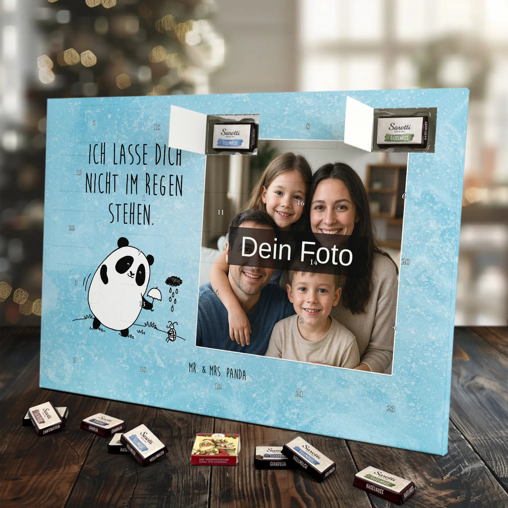 Personalisierter Schoko Foto Adventskalender Panda Zusammenhalt Personalisierter Schoko Foto Adventskalender