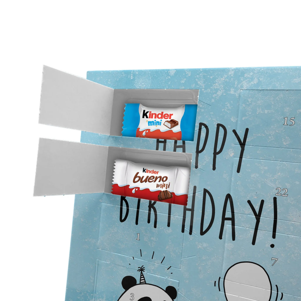  Panda Birthday Personalisierter Schoko Foto Adventskalender