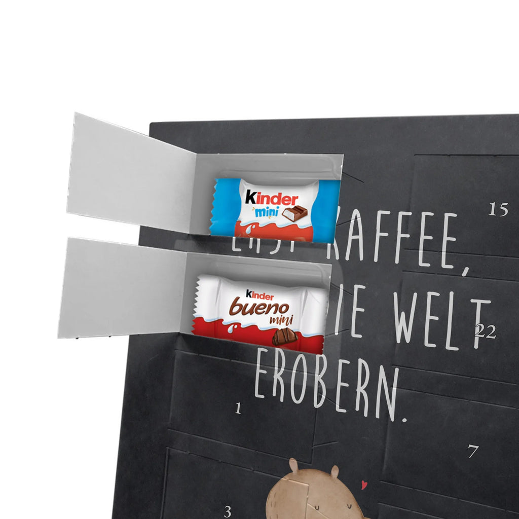 Personalisierter Schoko Foto Adventskalender Bär Kaffee Personalisierter Schoko Foto Adventskalender, Teddybär, Teddy, Bär, Guten Morgen, Bären, Welt Erobern, Kaffee, Welt Retten, Motivation, Coffee, Morgenroutine