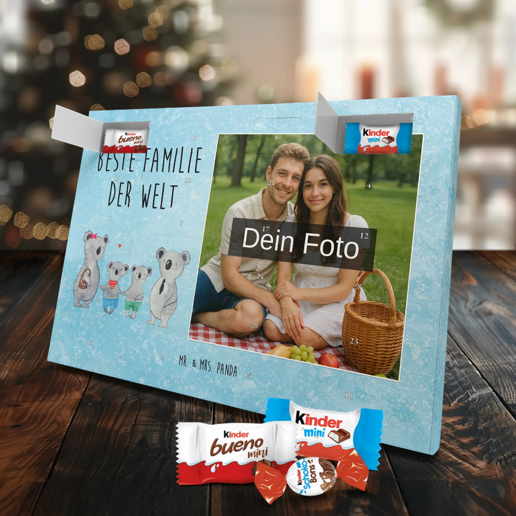 Personalisierter Schoko Foto Adventskalender Koala Familie zwei Personalisierter Schoko Foto Adventskalender, Opa, Bruder, Familie, Muttertag, Schwester, Papa, Mama, Vatertag, Oma, Beste Familie, Lieblingsfamilie, Familienzeit, Koalabär, Koala, Familienleben, Koalafamilie