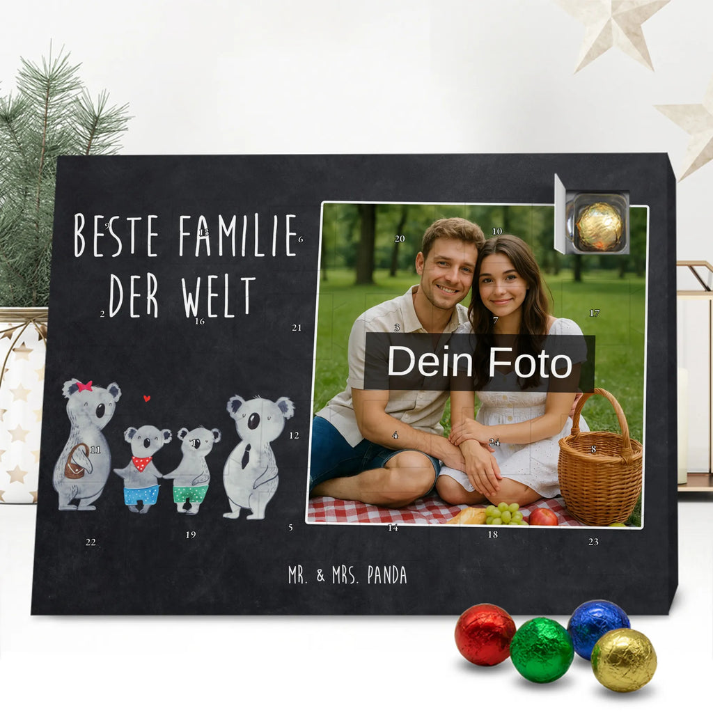 Personalisierter Schoko Foto Adventskalender Koala Familie zwei Personalisierter Schoko Foto Adventskalender, Opa, Bruder, Familie, Muttertag, Schwester, Papa, Mama, Vatertag, Oma, Beste Familie, Lieblingsfamilie, Familienzeit, Koalabär, Koala, Familienleben, Koalafamilie