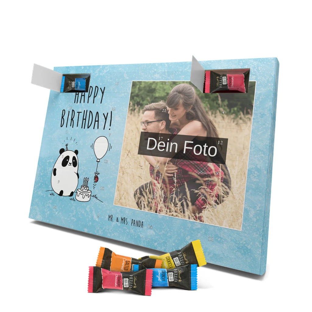  Panda Birthday Personalisierter Schoko Foto Adventskalender