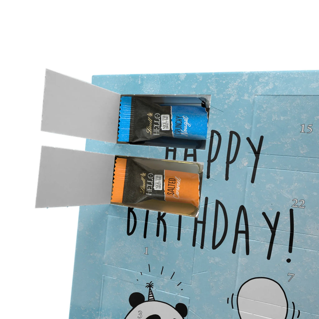  Panda Birthday Personalisierter Schoko Foto Adventskalender