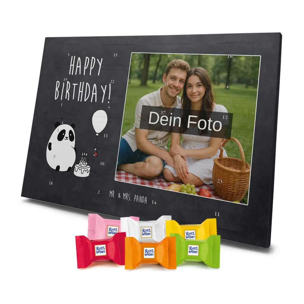  Panda Birthday Personalisierter Schoko Foto Adventskalender