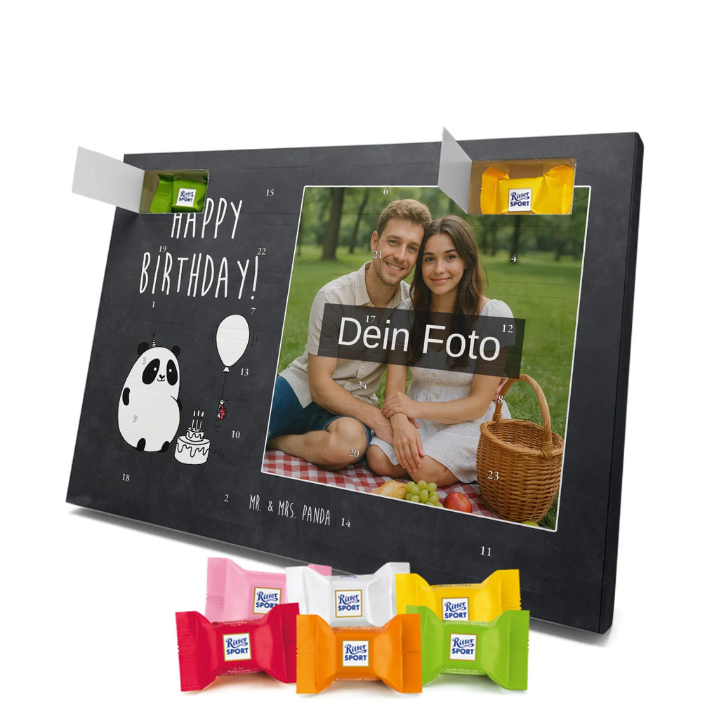  Panda Birthday Personalisierter Schoko Foto Adventskalender