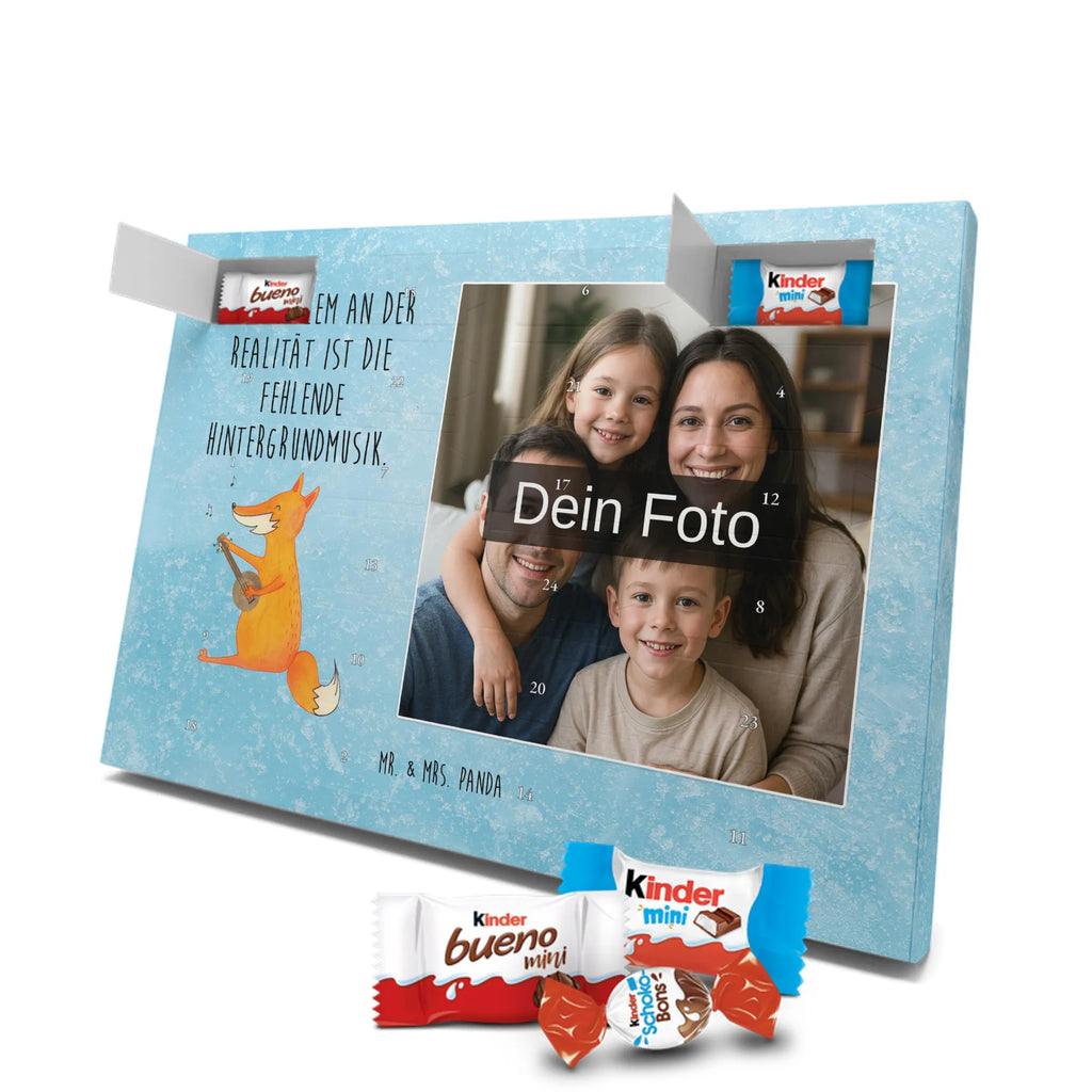 Personalisierter Schoko Foto Adventskalender Fuchs Gitarre Personalisierter Schoko Foto Adventskalender, Fuchs, Musik Spruch, Sänger, Füchse, Musikerin, Geschenk Musiker, Sängerin, Gitarre