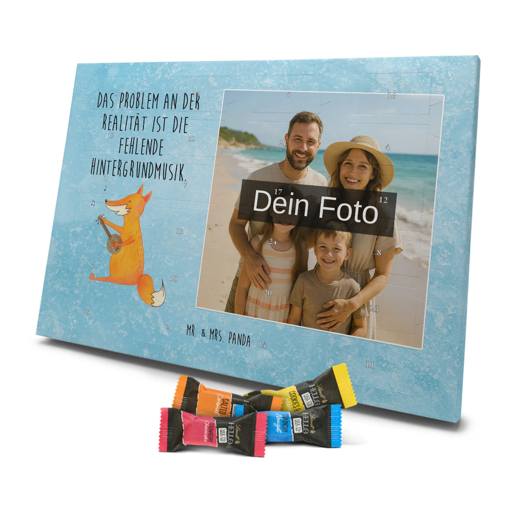 Personalisierter Schoko Foto Adventskalender Fuchs Gitarre Personalisierter Schoko Foto Adventskalender, Fuchs, Musik Spruch, Sänger, Füchse, Musikerin, Geschenk Musiker, Sängerin, Gitarre