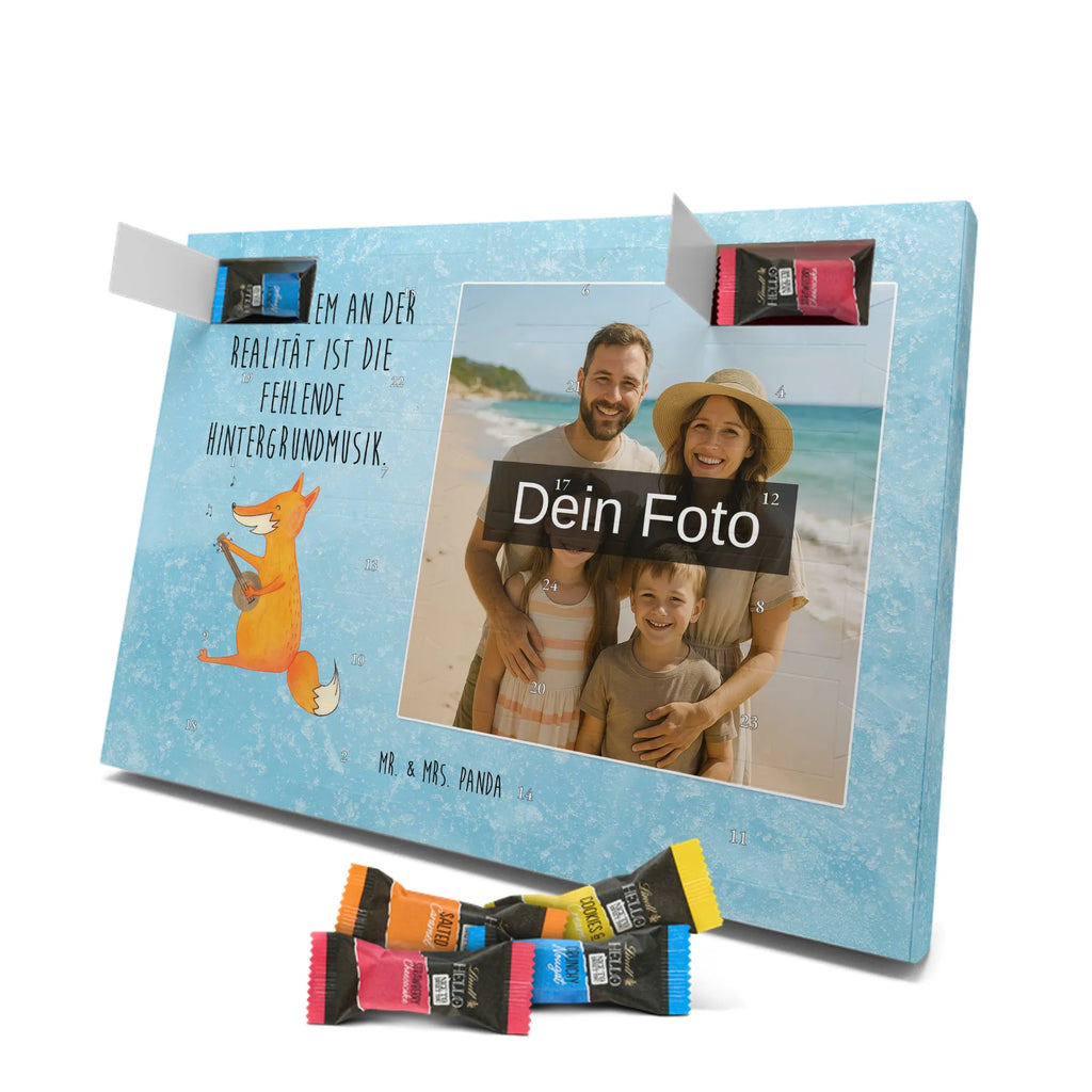 Personalisierter Schoko Foto Adventskalender Fuchs Gitarre Personalisierter Schoko Foto Adventskalender, Fuchs, Musik Spruch, Sänger, Füchse, Musikerin, Geschenk Musiker, Sängerin, Gitarre