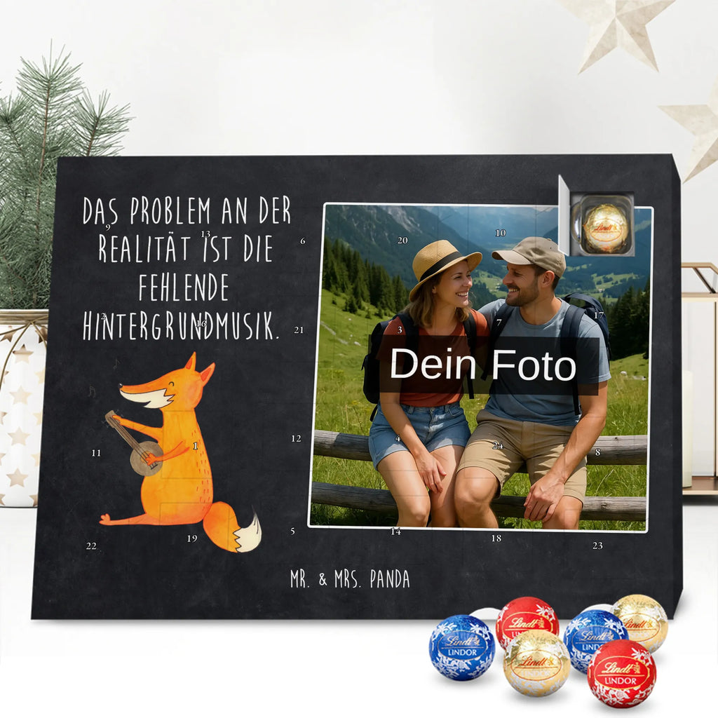 Personalisierter Schoko Foto Adventskalender Fuchs Gitarre Personalisierter Schoko Foto Adventskalender, Fuchs, Musik Spruch, Sänger, Füchse, Musikerin, Geschenk Musiker, Sängerin, Gitarre