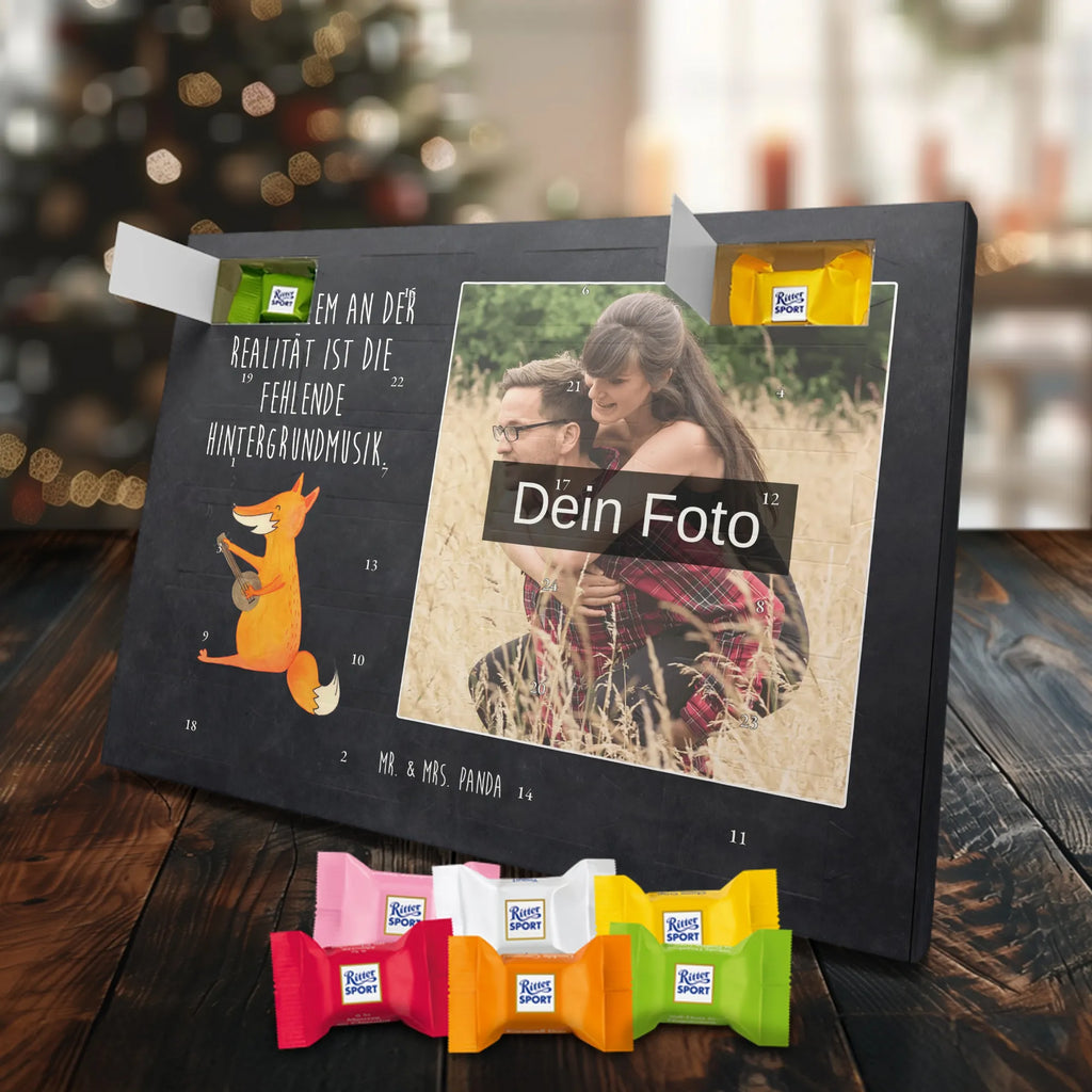 Personalisierter Schoko Foto Adventskalender Fuchs Gitarre Personalisierter Schoko Foto Adventskalender, Fuchs, Musik Spruch, Sänger, Füchse, Musikerin, Geschenk Musiker, Sängerin, Gitarre