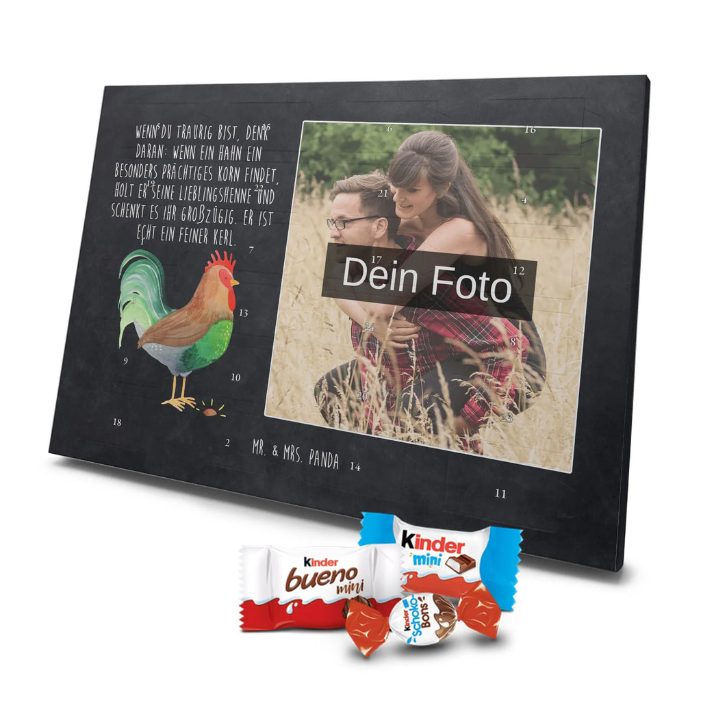 Personalisierter Schoko Foto Adventskalender Hahn Korn Personalisierter Schoko Foto Adventskalender, Hoftiere, Landwirtin, Bauernhof, Landwirt, Hahn, Korn, Eier, Natur, Henne
