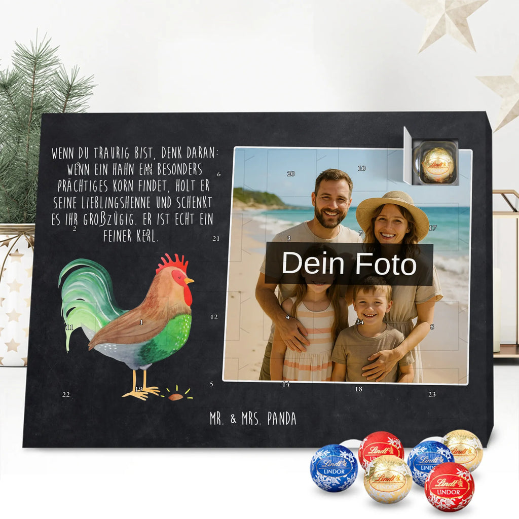 Personalisierter Schoko Foto Adventskalender Hahn Korn Personalisierter Schoko Foto Adventskalender, Hoftiere, Landwirtin, Bauernhof, Landwirt, Hahn, Korn, Eier, Natur, Henne