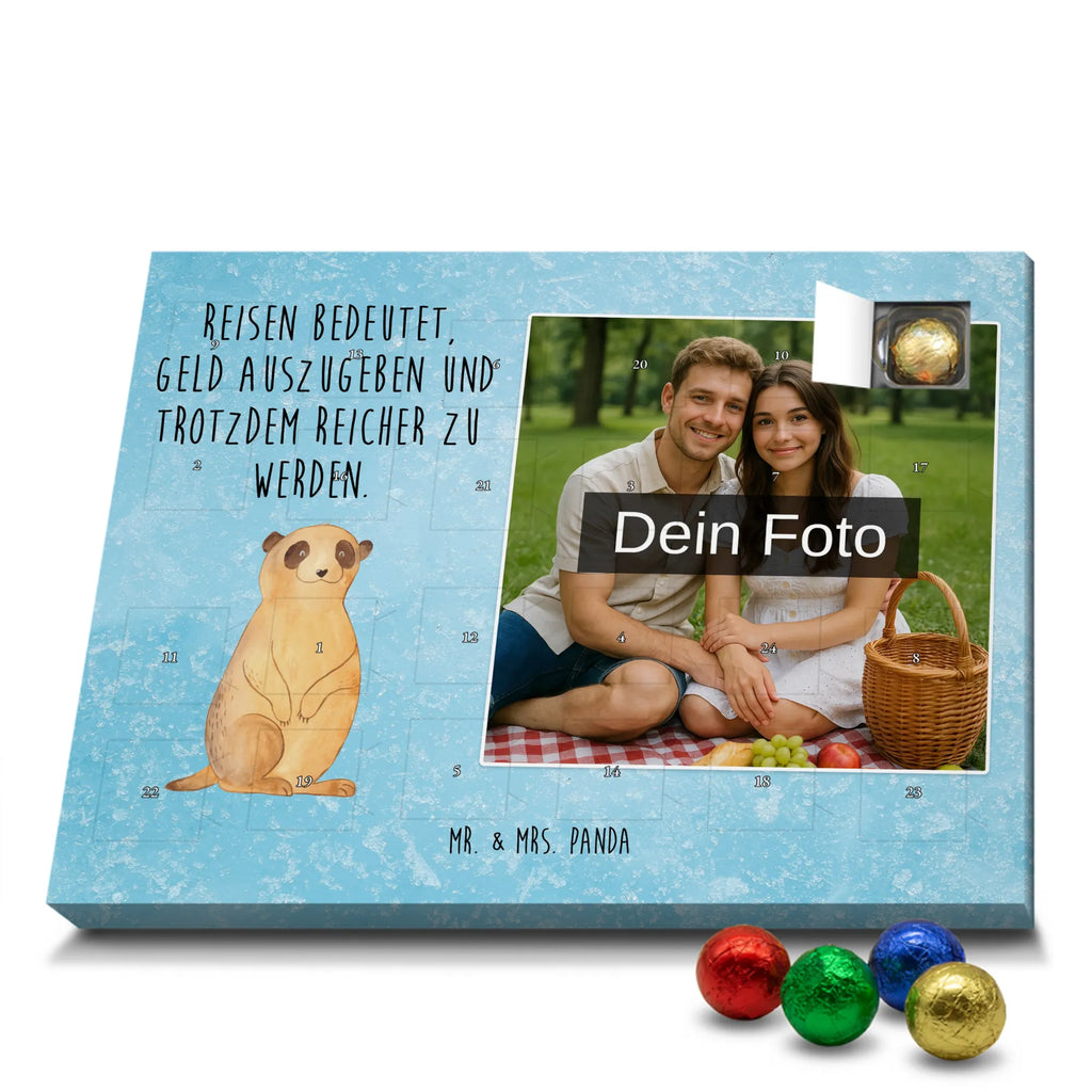 Personalisierter Schoko Foto Adventskalender Erdmännchen Personalisierter Schoko Foto Adventskalender, Afrika, Wildtiere, Traveling, Afrikareise, Reisen, Weltreise, Spruch, Roadtrip, Erdmännchen