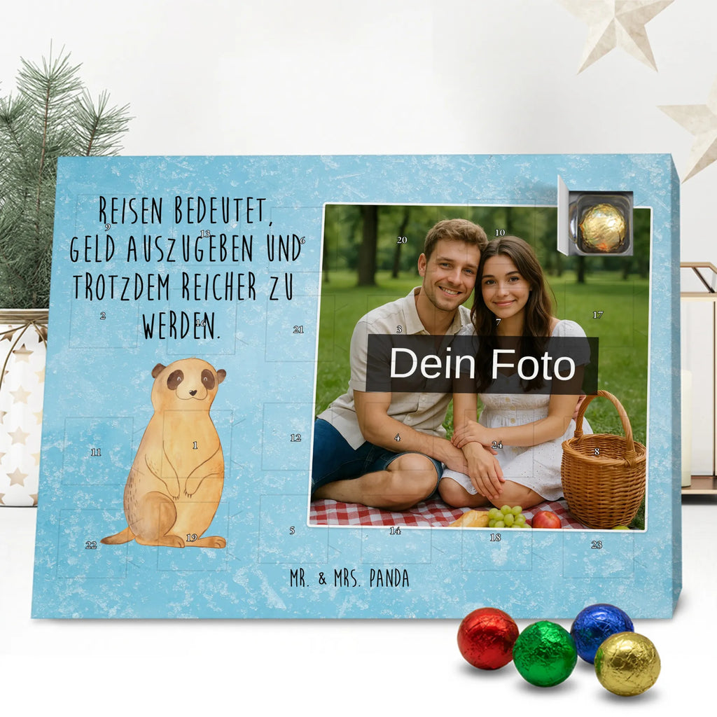 Personalisierter Schoko Foto Adventskalender Erdmännchen Personalisierter Schoko Foto Adventskalender, Afrika, Wildtiere, Traveling, Afrikareise, Reisen, Weltreise, Spruch, Roadtrip, Erdmännchen