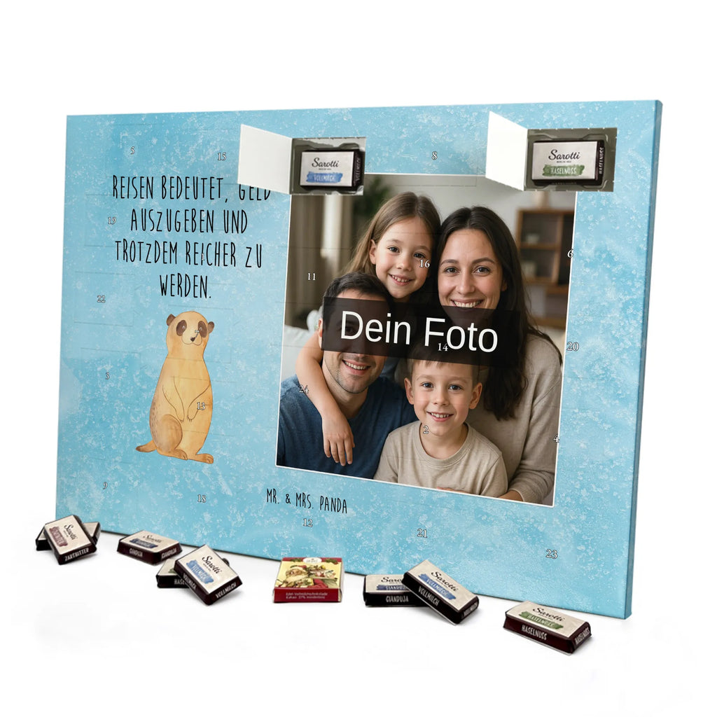 Personalisierter Schoko Foto Adventskalender Erdmännchen Personalisierter Schoko Foto Adventskalender, Afrika, Wildtiere, Traveling, Afrikareise, Reisen, Weltreise, Spruch, Roadtrip, Erdmännchen